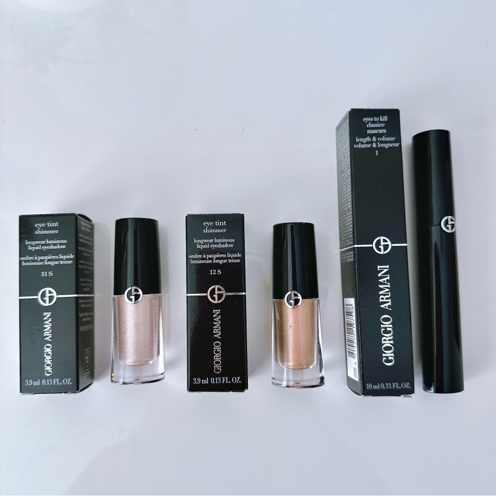 NEW/BOXED Giorgio Armani Eye Tints and Eyes to Kill Mascara!